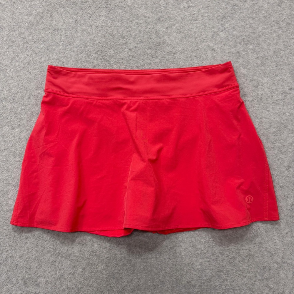 Lululemon Skirt Womens 12 Glaze Pink Lightweight High Rise Tennis Skort